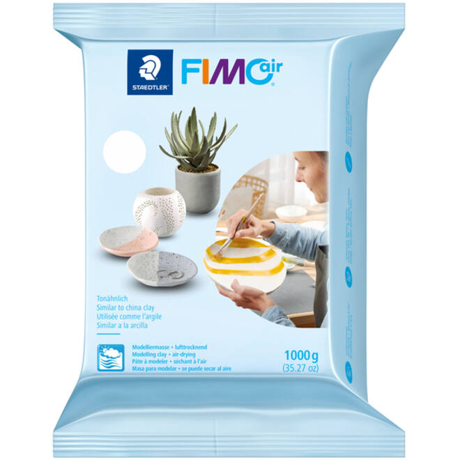 Boetseerklei Fimo Air 1000gram wit