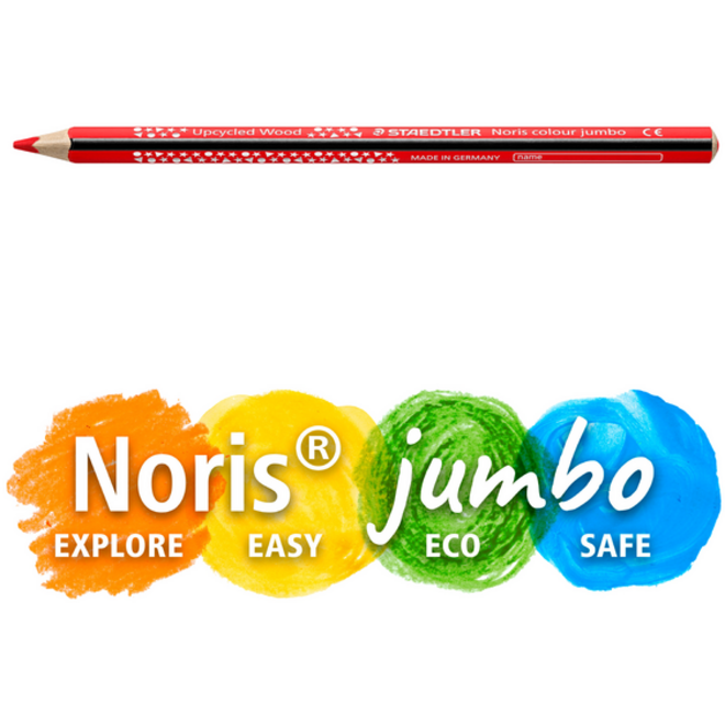 Kleurpotlood Staedtler Noris Colour Jumbo set à 12 kleuren