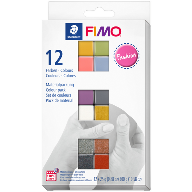 Klei Fimo soft colour pak à 12 mode kleuren
