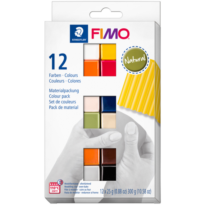 Klei Fimo soft colour pak à 12 natuurlijke kleuren