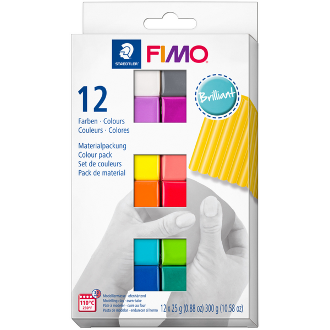 Klei Fimo soft colour pak à 12 briljante kleuren