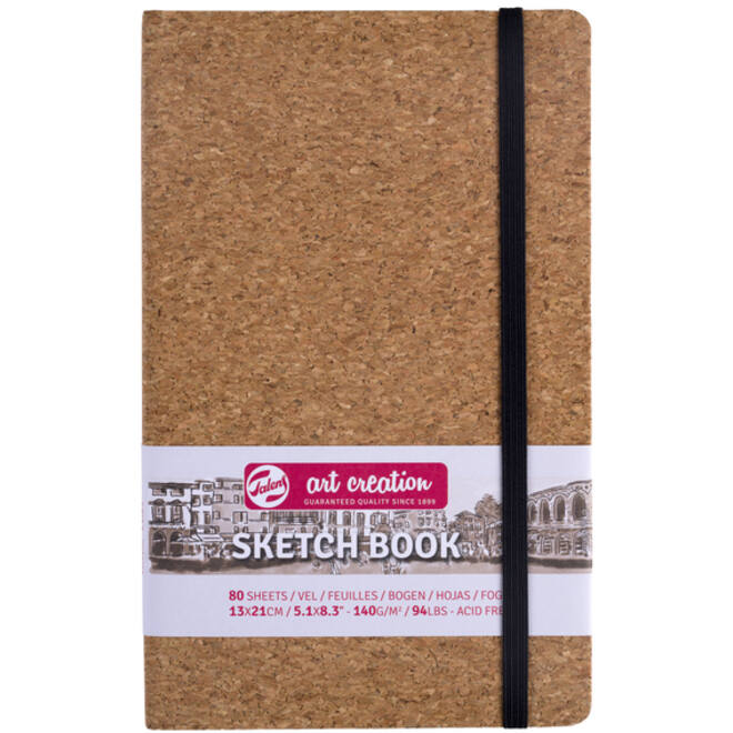 Schetsboek Talens Art Creation kurk 13x21cm 140gr 80vel