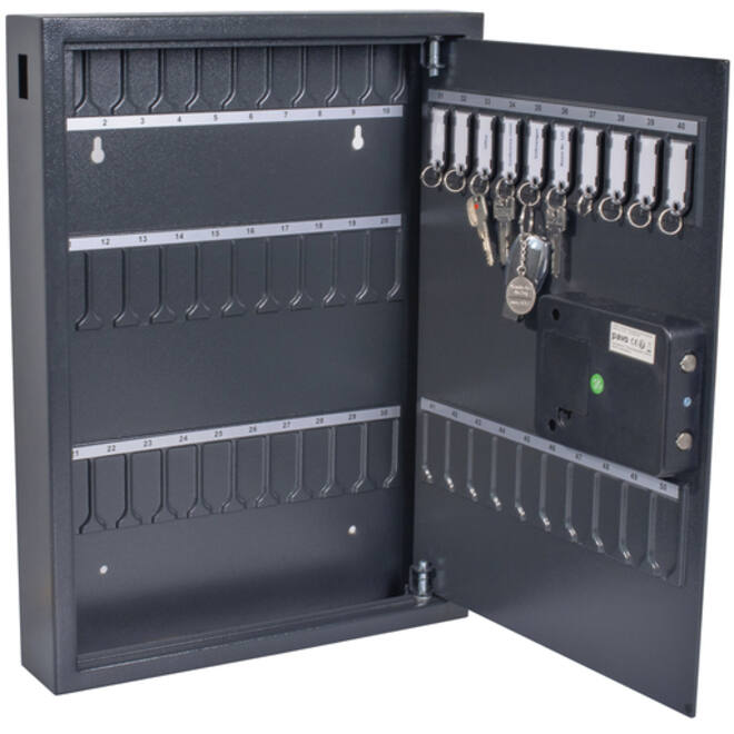 Sleutelkast Pavo high security magnetisch 50 haken 575x450x77mm