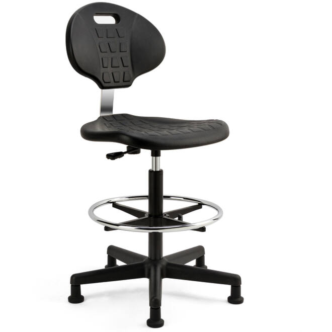 Werkstoel Euroseats Tarente Large zwart