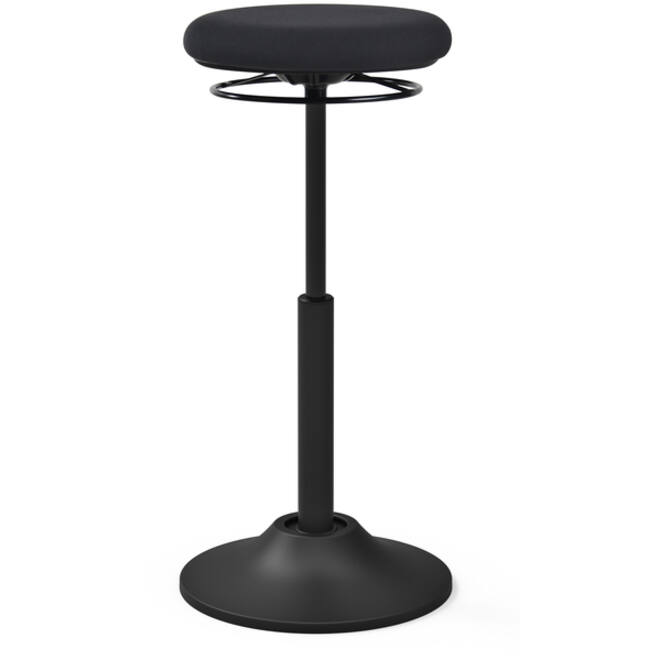 Zit-sta kruk Euroseats Mango zwart