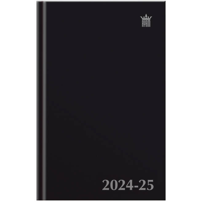 Schoolagenda 2025-2026 Ryam Studie Uni 7dagen/2pagina's zwart