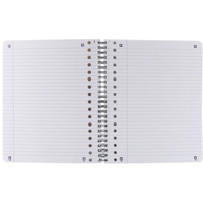 Collegeblok Oxford School A5+ lijn 17-gaats 160 pagina's 80gr voordeelpak assorti 3 stuks