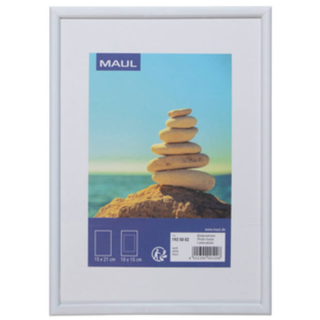 Fotolijst MAUL art 15x21cm kunststof frame wit