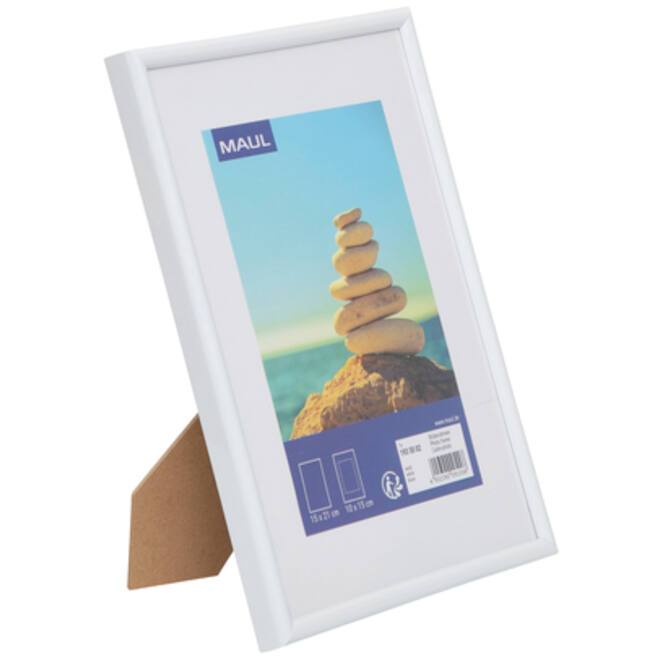 Fotolijst MAUL art 15x21cm kunststof frame wit