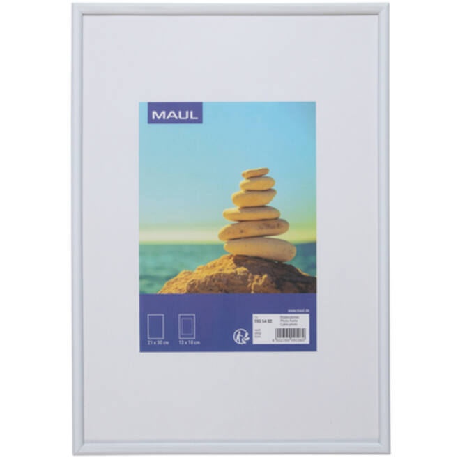 Fotolijst MAUL art 21x30cm kunststof frame wit