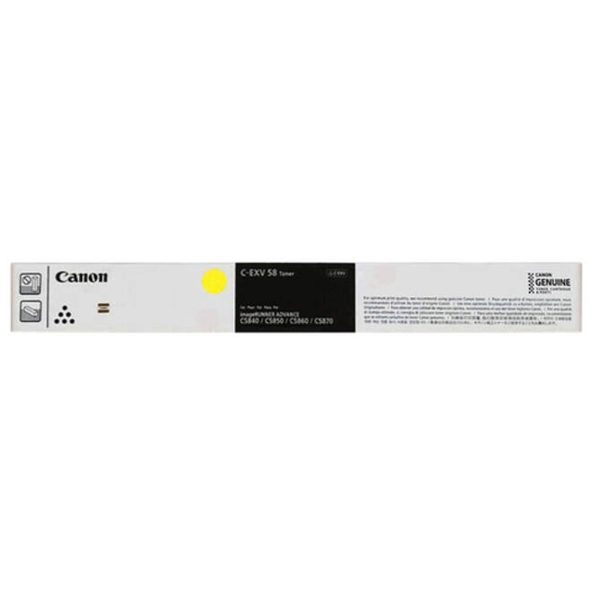 Tonercartridge Canon C-EXV 58 geel
