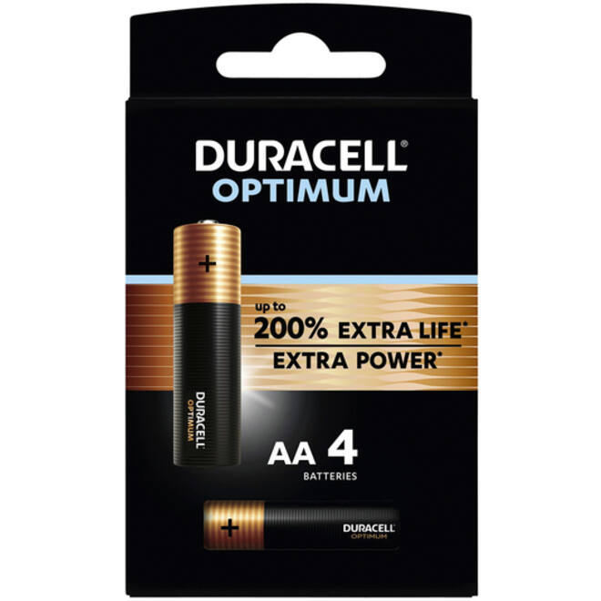Batterij Duracell Optimum Clipstrip AA 16 blisters a 4 stuks