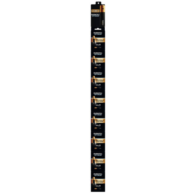 Batterij Duracell Optimum Clipstrip AAA 8 blisters a 4 stuks