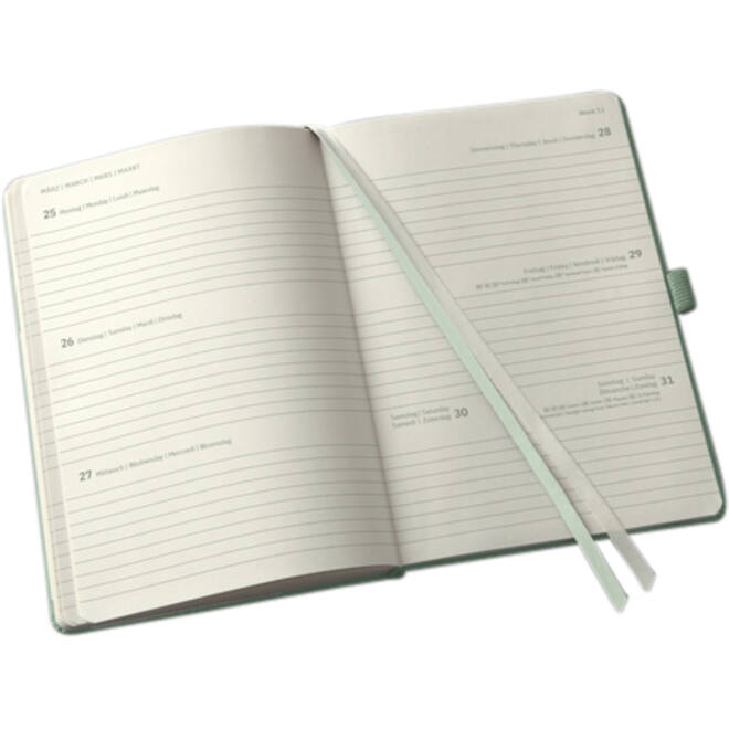 Agenda 2024 Sigel Conceptum A5 7dagen/2pagina's taupe