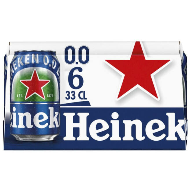 Bier Heineken 0.0% blik 330ml