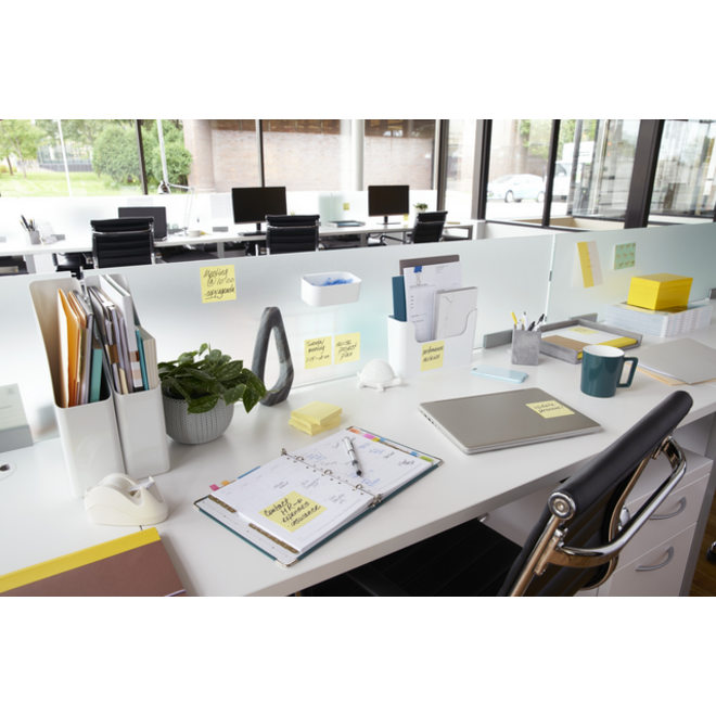 Memoblok Post-it 654 76x76mm geel