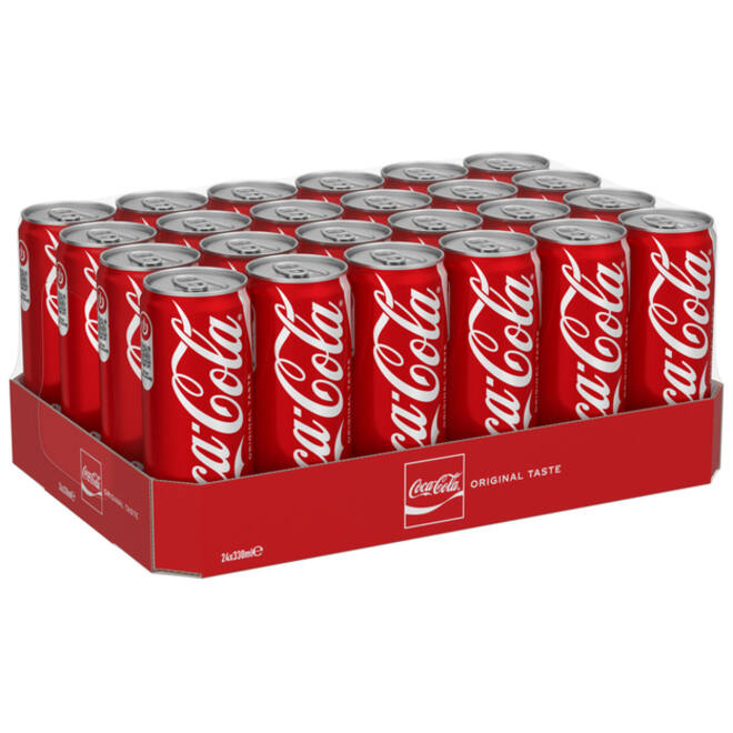 Frisdrank Coca Cola Regular blik 330ml