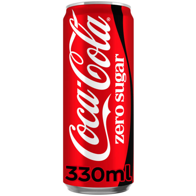 Frisdrank Coca Cola zero blik 330ml