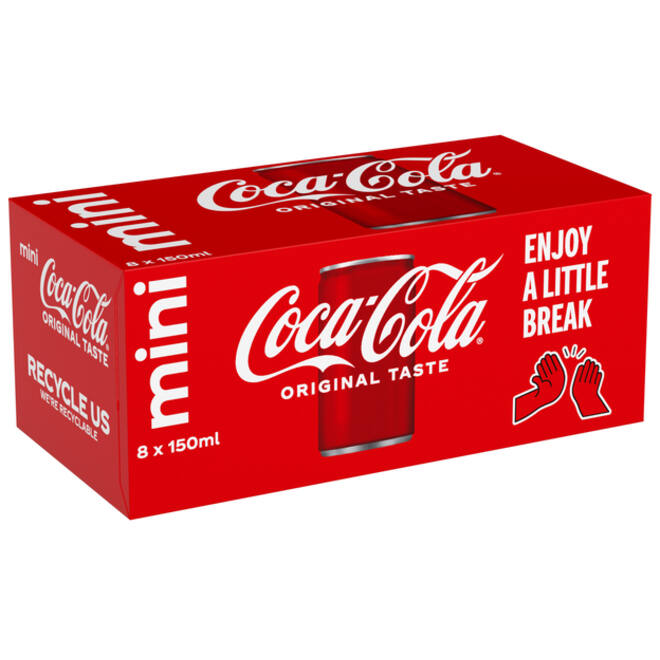 Frisdrank Coca Cola Regular blik 150ml