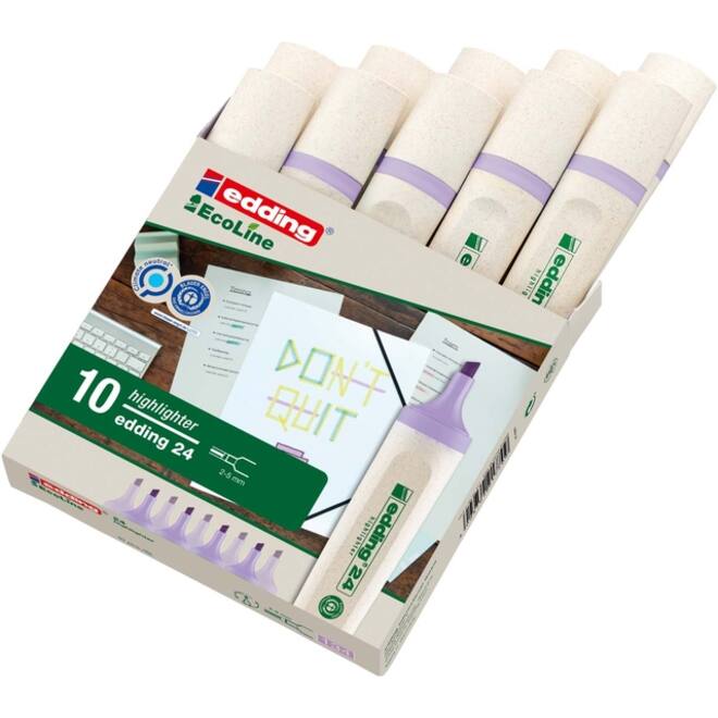 Markeerstift edding 24 Ecoline pastel violet