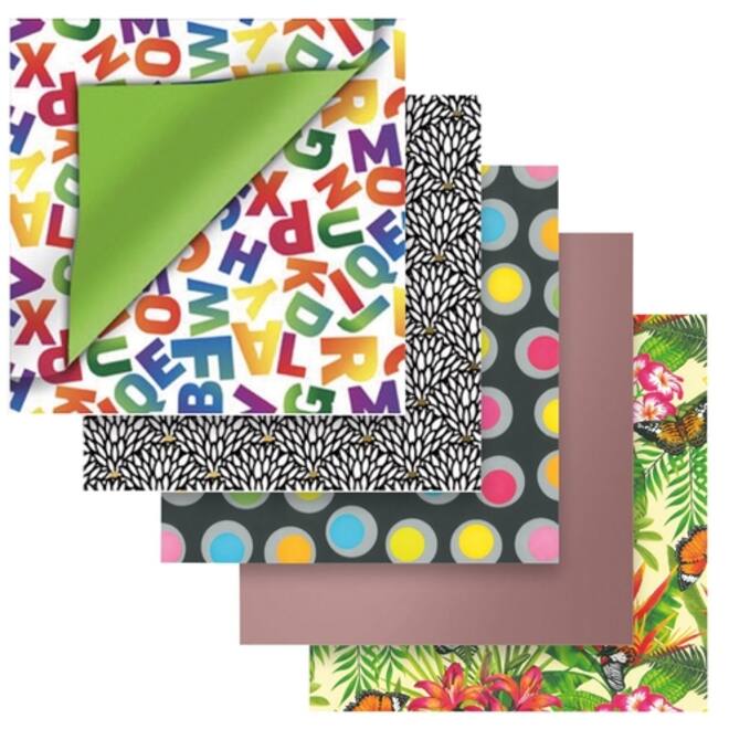 Cadeauzak Special Wrap 12x19cm kraft luxe assorti doos à 1000 stuks