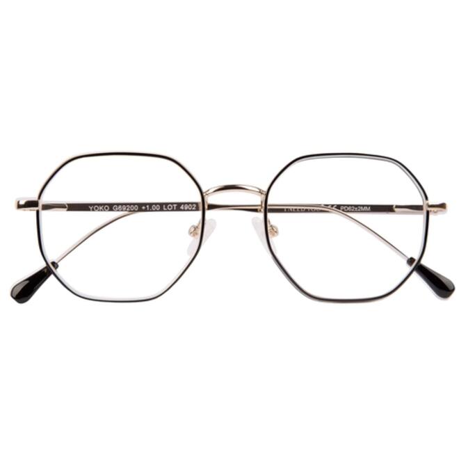 Leesbril I Need You +1.50 dpt Yoko zwart-goud