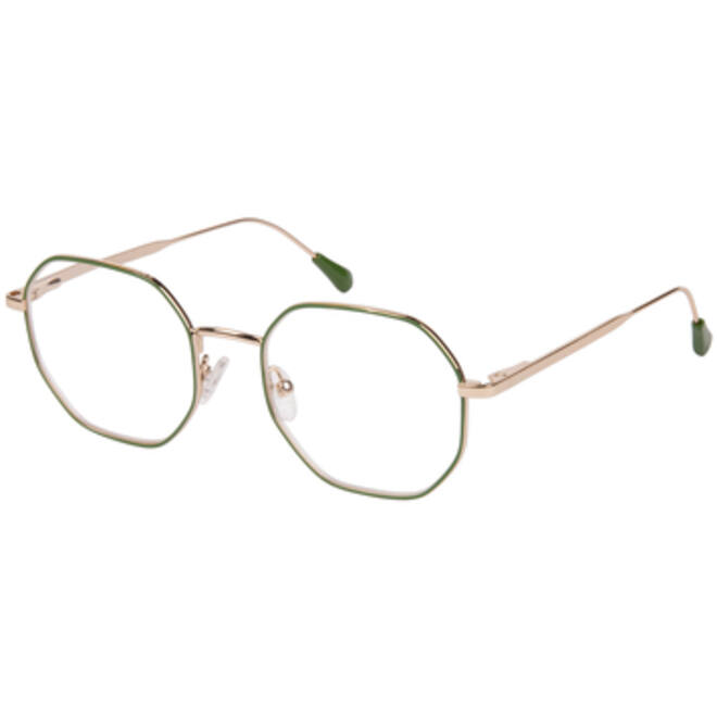 Leesbril I Need You +1.00 dpt Yoko groen-goud