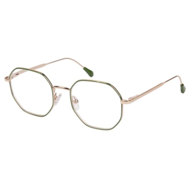 Leesbril I Need You +2.50 dpt Yoko groen-goud