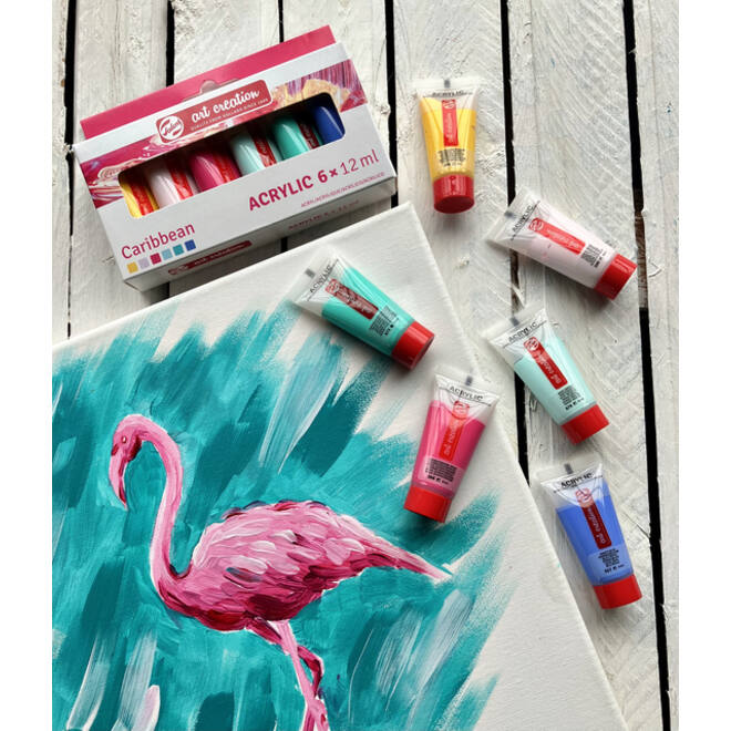 Acrylverf Talens Art Creation Caribbean 12ml set à 6 kleuren