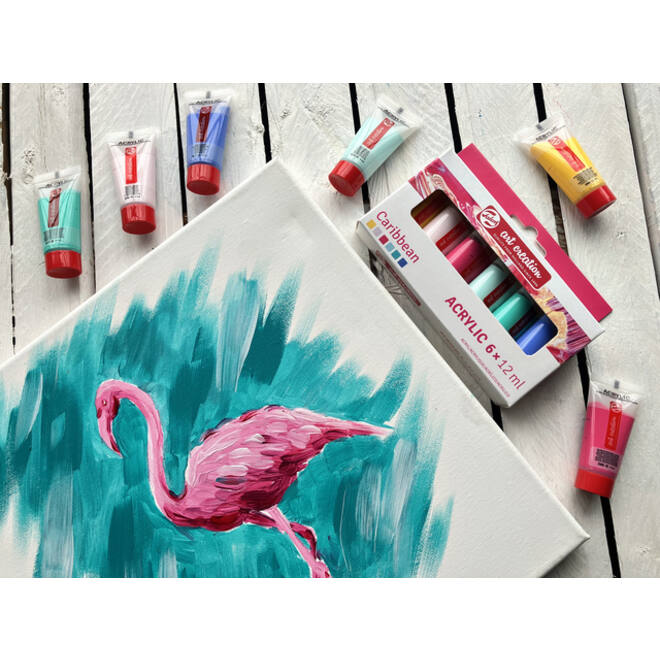 Acrylverf Talens Art Creation Caribbean 12ml set à 6 kleuren
