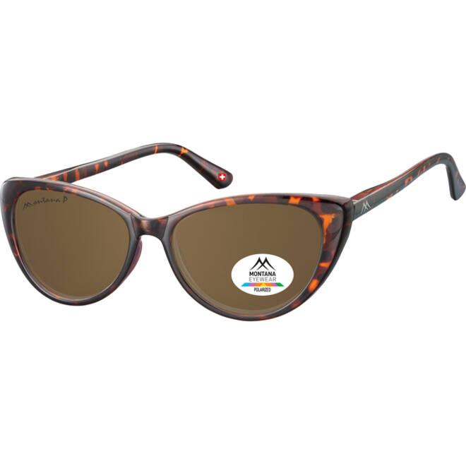Zonnebril Montana met bruin gepolariseerd glas turtle