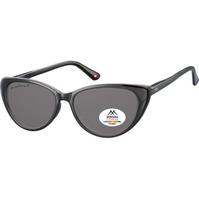 Zonnebril Montana met smoke glas zwart
