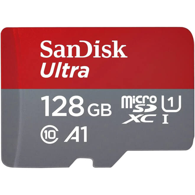 Geheugenkaart Sandisk MicroSDXC Ultra 128GB (140mb/s C10 - SDA UHS-I)