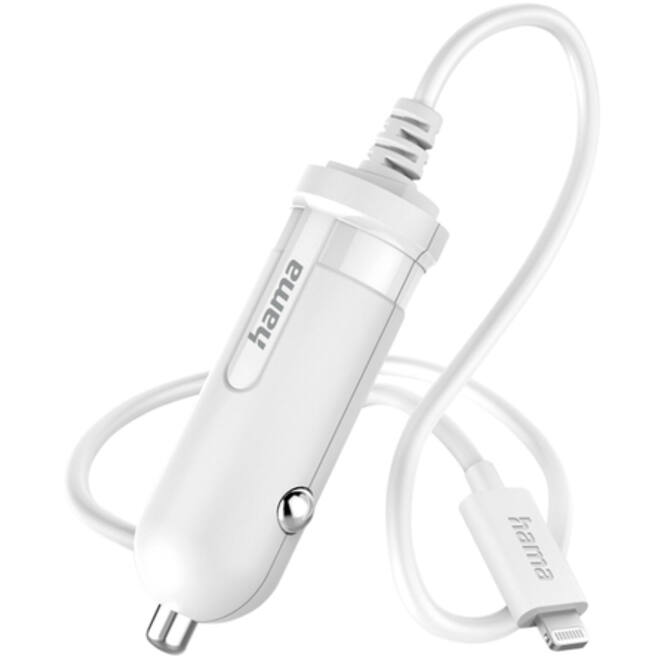 Autolader Hama lightning 5W 1 meter wit