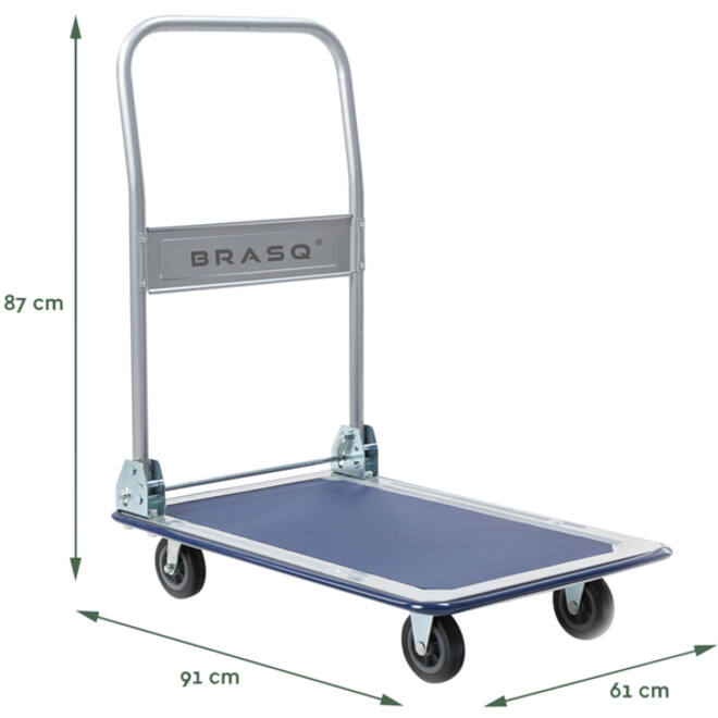 Transportkar BRASQ inklapbaar 300kg