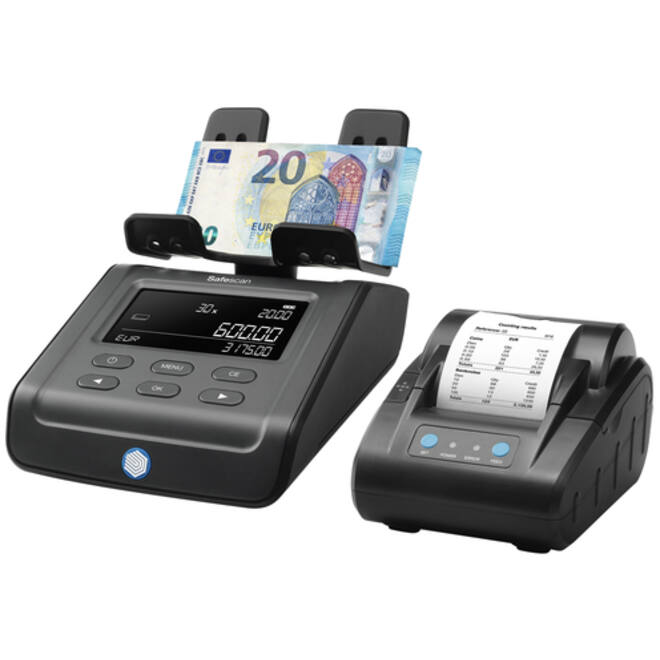 Geldtelweegschaal Safescan 6165 zwart