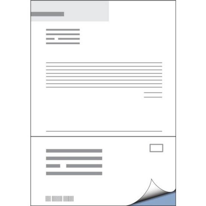 Retourlabel DHL IEZZY A4 1.000 vel 210x102mm 1000 labels