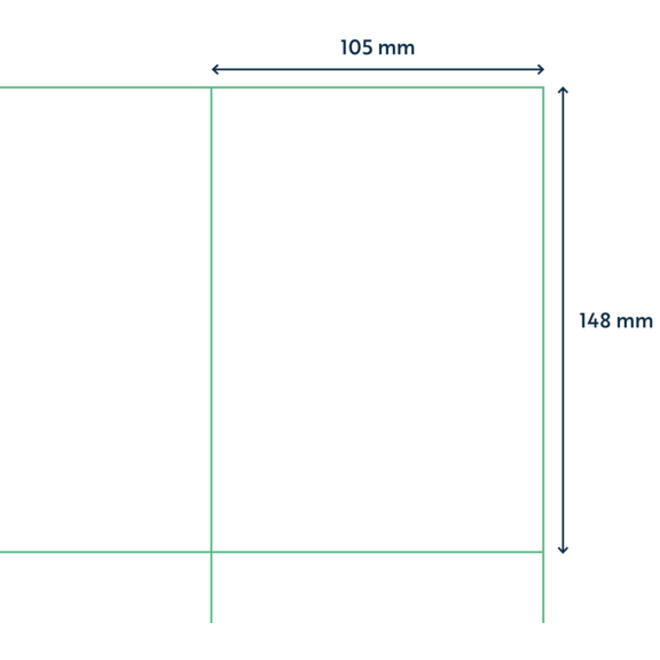 Etiket Qbasic A4 1.000 vel 105x148mm 4000 labels
