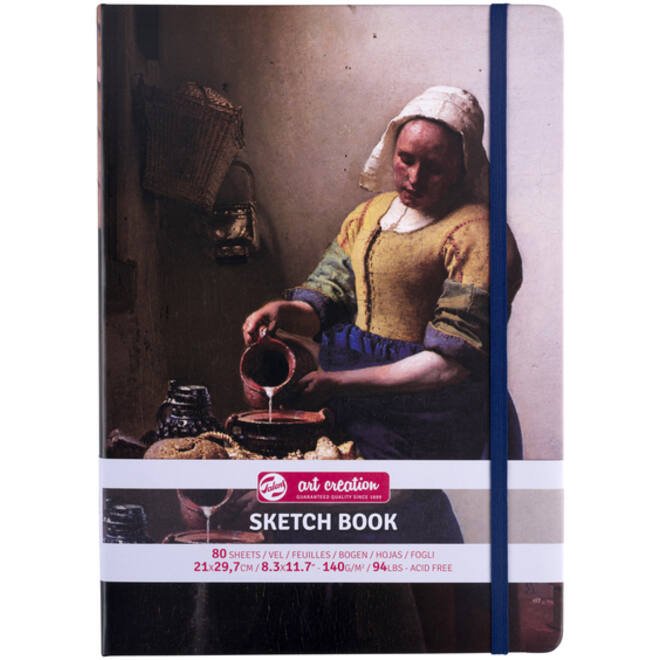 Schetsboek Talens Art Creation Het melkmeisje 21x29.7cm 140gr 80vel