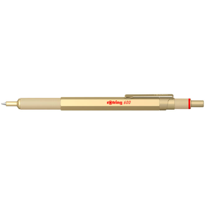 Balpen rOtring 600 medium goud