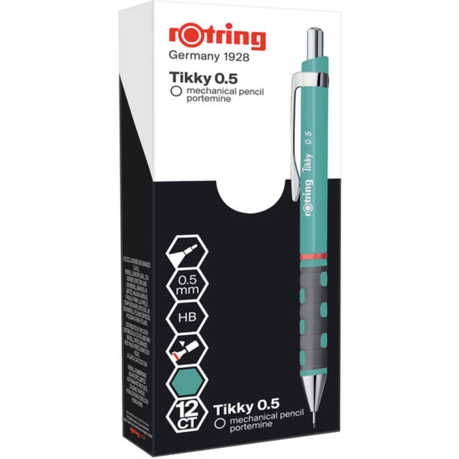Vulpotlood rOtring Tikky 0.5mm zacht groen