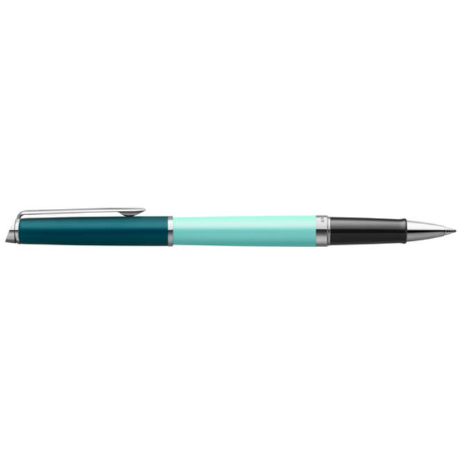 Rollerpen Waterman Hémisphère Colour Blocking green CT fijn