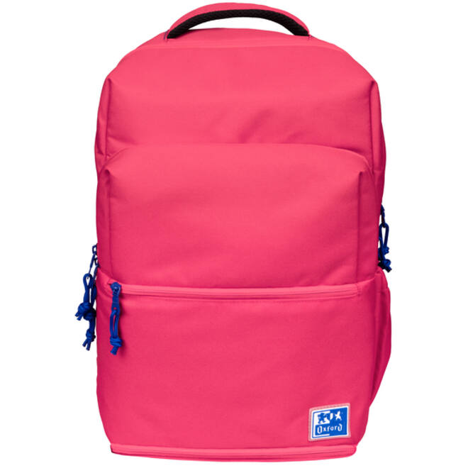 Rugzak Oxford 12 vakken roze