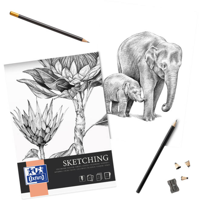Tekenblok Oxford Sketching A3 50 vel 120 gram
