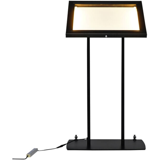 Menu vitrinekast Europel 2x A4 LED