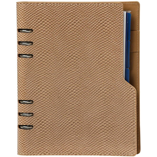 Organizer Kalpa Clipbook A5 inclusief agenda 2024-2025 7dagen/2pagina's slangprint bruin