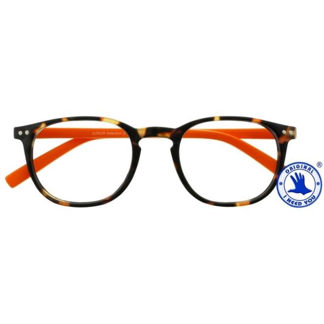 Leesbril I Need You +1.00 dpt Junior Selection bruin-oranje