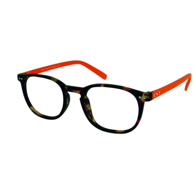 Leesbril I Need You +1.00 dpt Junior Selection bruin-oranje