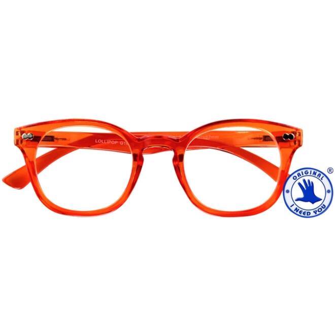 Leesbril I Need You +3.00 dpt Lollipop oranje