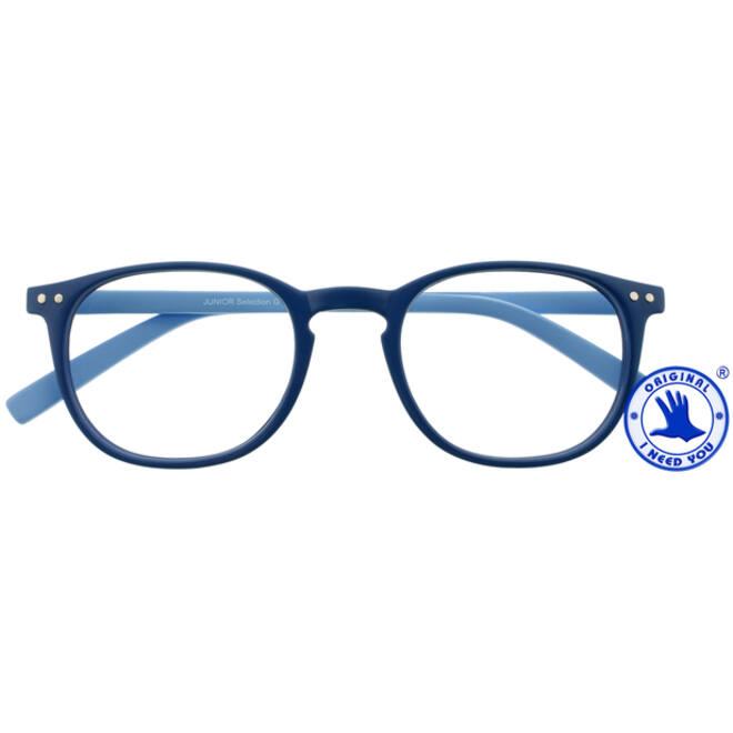 Leesbril I Need You +1.50 dpt Junior Selection blauw